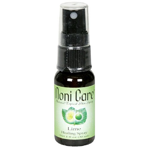 Noni Care Natural Topical Skin Spray, Lime, 1Ounce Bottles (Pack of 3) Skin Care