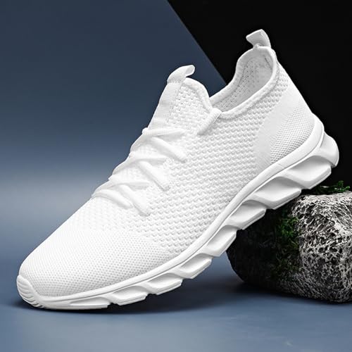 Image of Running Shoes for Men Womens Walking Slip On Tennis Sneakers | Comfortable Lightweight丨Breathable Mesh丨Gym丨Non Slip Sole丨Unisex Shoes丨 Athletic Workout Casual Fashion Sports