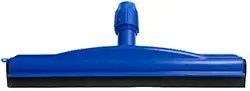 Rodo Bralimpia 55cm Azul com Rosca e Borracha Dupla Expandida Secagem Rápida e Eficiente Compatível com Cabos 22mm Resistente e Prático para Pisos Residenciais e Comerciais (Sem Cabo)