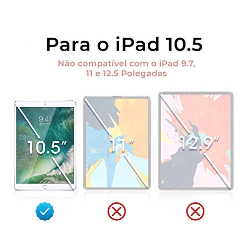 Película de Vidro Temperado WB para Novo iPad Air 10.5 2019 e iPad Pro 10.5 2017/2018/2019 - A1701 /