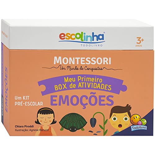Montessori Meu Primeiro Box de Atividades... Emoções (Escolinha)
