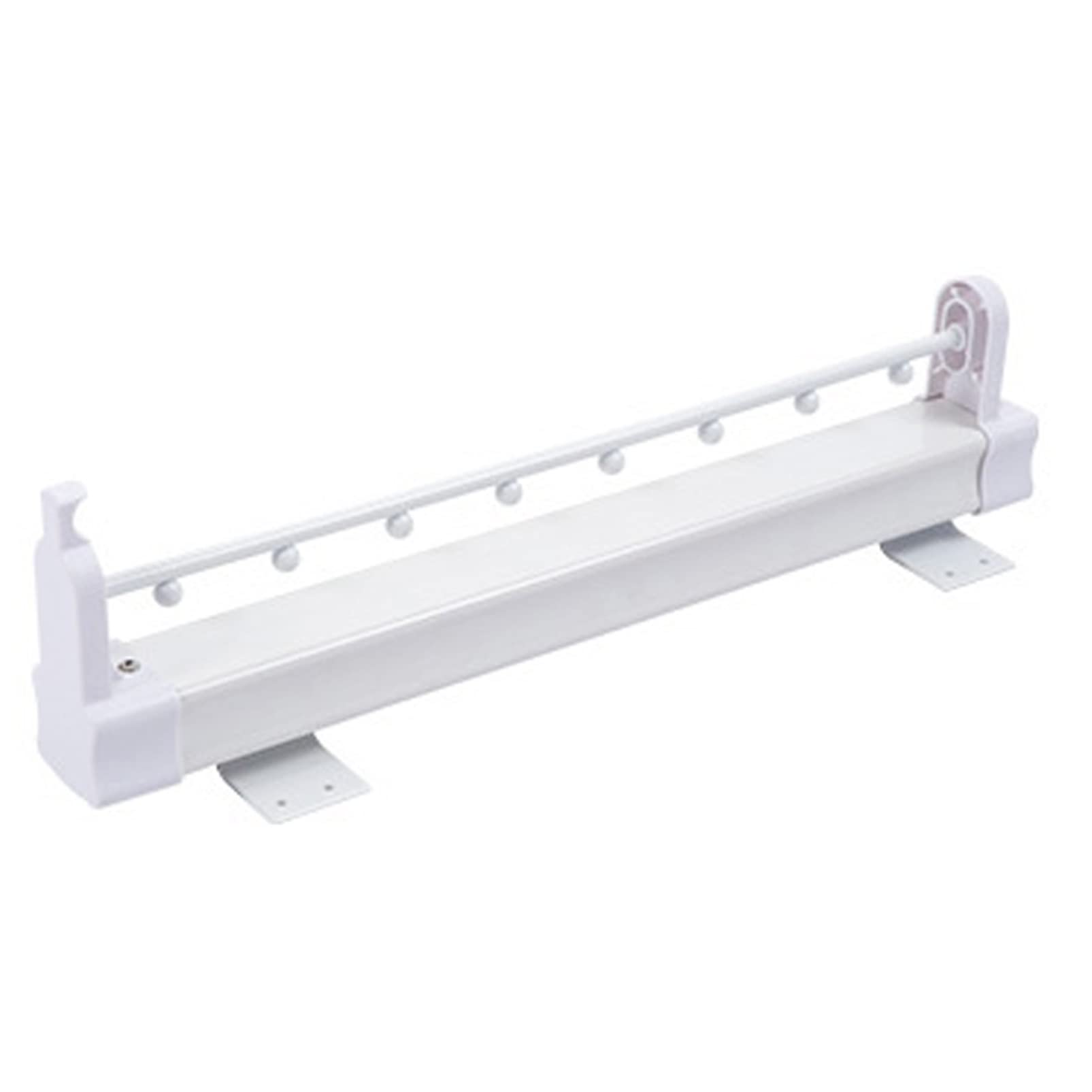 Tringle à vêtements pour placard coulissante avec rail télescopique en acier suspendu