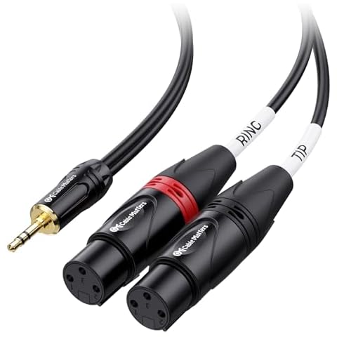 Cable Matters Dual XLR to 3.5mm Jack Lead Cover