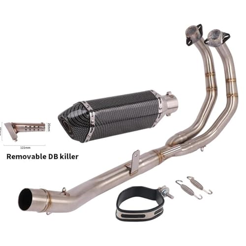 Tuyau liaison avant moto anti-fuite et silencieux slip-on pour réparer CBR400R et CB400X