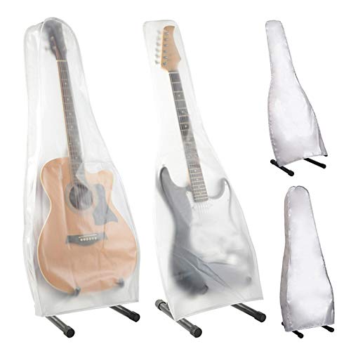Housse de guitare transparente pour guitare classique et électrique durable lavable - Les Beatles, Paul McCartney, John Lennon, RIngo Starr, George Harrison Housse de guitare transparente pour guitare classique et électrique durable lavable – Image 3