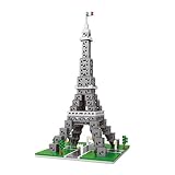 QXF-D Nano-Bausteine, Eiffelturm Gebäudemodell 3D-Eltern-Kind-Puzzle, Landmark-Sammlung for Erwachsene, Sammler Geschenk -1184pcs für Erwachsene Jugendliche und Kinder