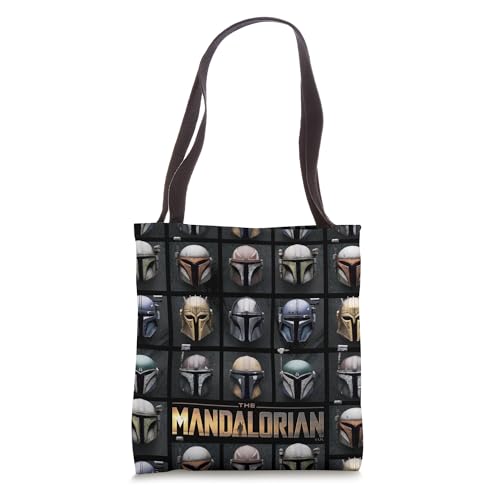 Tote bag Star Wars The Mandalorian grand format en toile imprimée