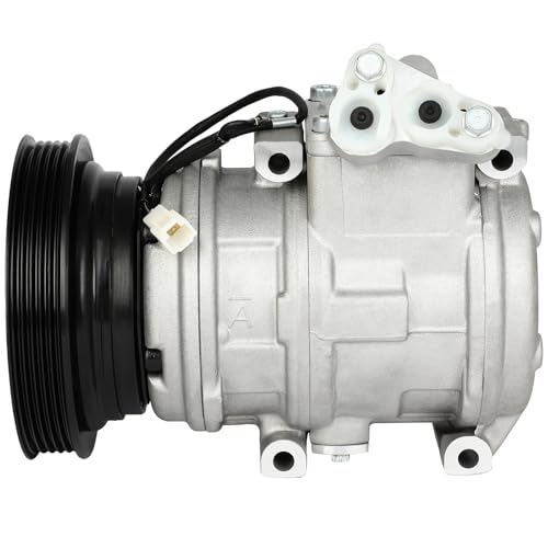 Image of SCITOO AC Compressor Fit for Toyota for Camry 2.0L 1987 1988 1989 1990 1991 | Fast Cooling, Ultra Low Noise (≤72 dB)Air Conditioner Compressor with Clutch, Easy Installation, CS20113 6511537 2011240