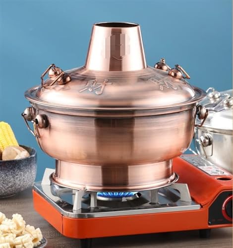 Olla para hot pot china de acero inoxidable 34 cm miniatura 3