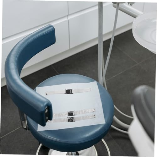 Protector para patas de sillón transparente, pack de 2 piezas con bandas elásticas 5