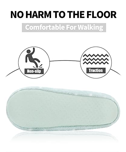 Image of Panda Bros Women's Ballerina Slipper Socks - One Pair Anti-Skid Comfy Warm Ballet Style House Slippers for Indoor Home, Winter, Wedding, and Birthday Gifts for Women