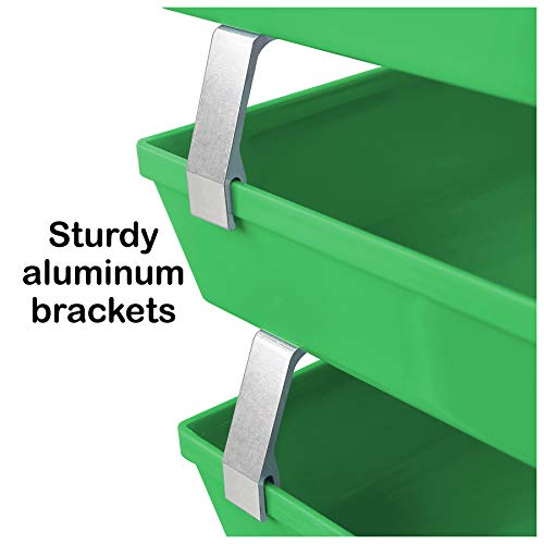 Caixa para Correspondência Tamanho A4 Lateral Facility Tripla, Acrimet, Cor Verde Citrus