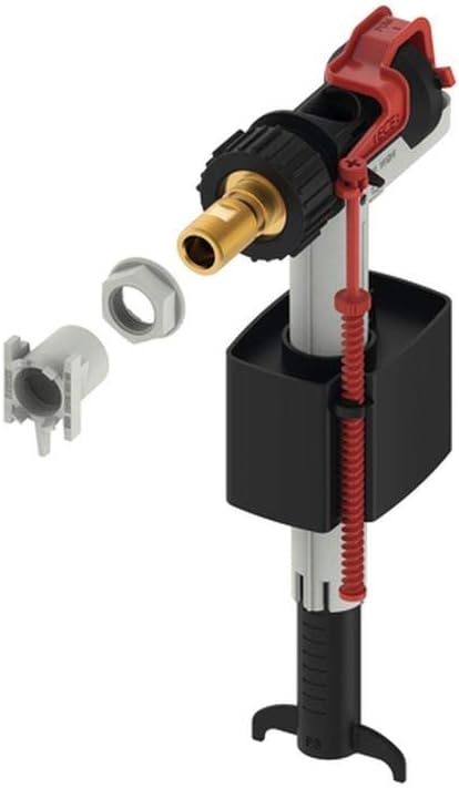 TECE 9820353 Filling Valve for Cistern Adjustable Filling Height Compact Low Noise Black