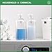 Bar5F Empty Shampoo bottles with Pumps Dispenser 32 oz (1 Liter) Leak-Proof Large Empty Refillable BPA-Free 2-Pack