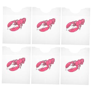 ERINGOGO 100 Stück Hummer-Lätzchen Schürze