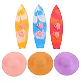 Un pour collectionneurs : pour collectionneurs, ce modèle réduit de planche de surf est un ajout unique et élégant à toute collection de poupées, planches de surf et jouets de plage de voyage