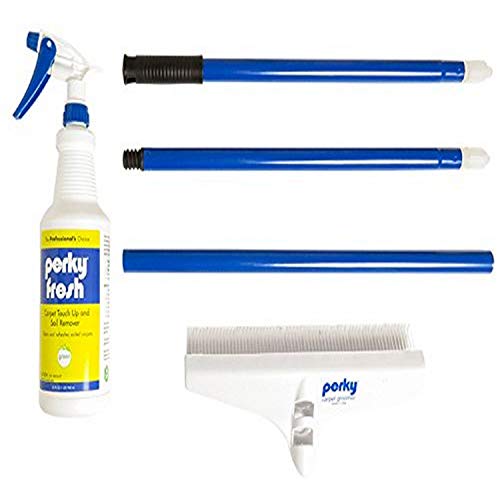 Groom Industries CS39QTRAKE Perky Carpet Rake with Fresh Touch Up & Soil Remover