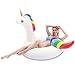 JOYIN Gorgeous Inflatable Pool Tube with Unicorn Design, Pool Float, Fun Beach Floaties, Swim Party Toys, Summer Pool Raft Lounge for Adults & Kids