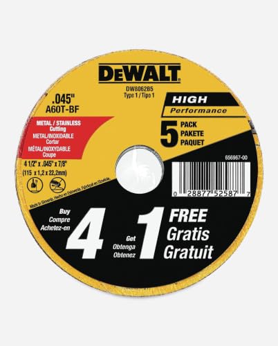 DEWALT DW8062B5 Cut Off Wheel