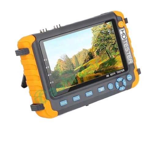 MEIVIYA Probador CCTV portátil IV8W 8MP AHD/CVI/TVI Mini Monitor cámaras probador VGA Cable de vídeo de Entrada probador de cámara de Seguridad(IV7A)