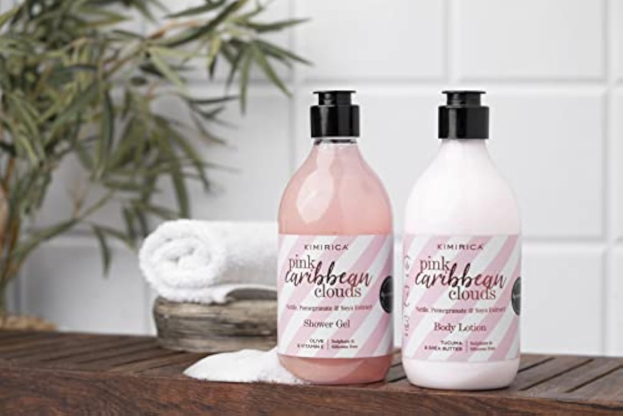 Kimirica Whispering Peach Shower Gel & Body Lotion Duo, 300ml