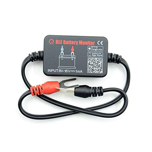 QUICKLYNKS Auto Battery Monitor BM2 Bluetooth 4.0 12V Device Car Battery Tester