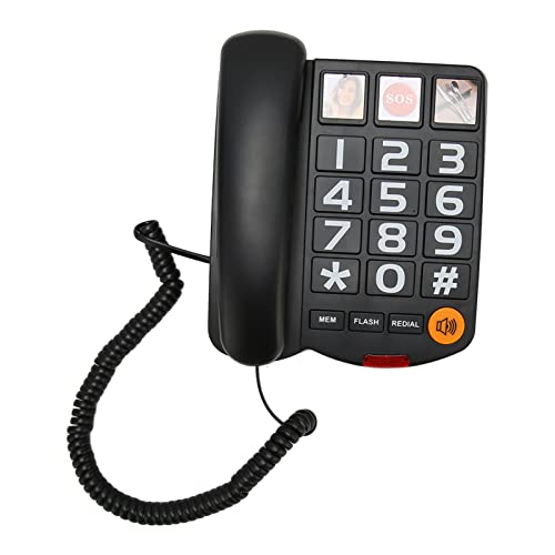 Big-Button-Phone-for-Seniors-Corded-Landline-Telephone-One-Touch-Dialling-for-Visually-Impaired-Loud-Speaker-for-Hearing-Impaired-SOS-Number