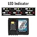 2-Pack 6.0Ah BL1860B Battery and DC18RC Charger Replacement for Makita 18V Battery and Charger Compatible with Makita 18 Volt LXT Lithium ion Batteries BL1860 BL1850B BL1850 BL1830B BL1830 (Black)