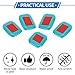 VekAuto 5 Pcs Door Bowl Cover Trim Compatible for Jeep Wrangler JL 2018-2022 ABS Light Blue Exterior Accessories