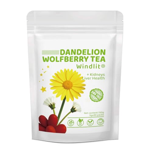 Dandelion wolfberry Tea-30 Bags Ten Natural Ingredients for Kidne...
