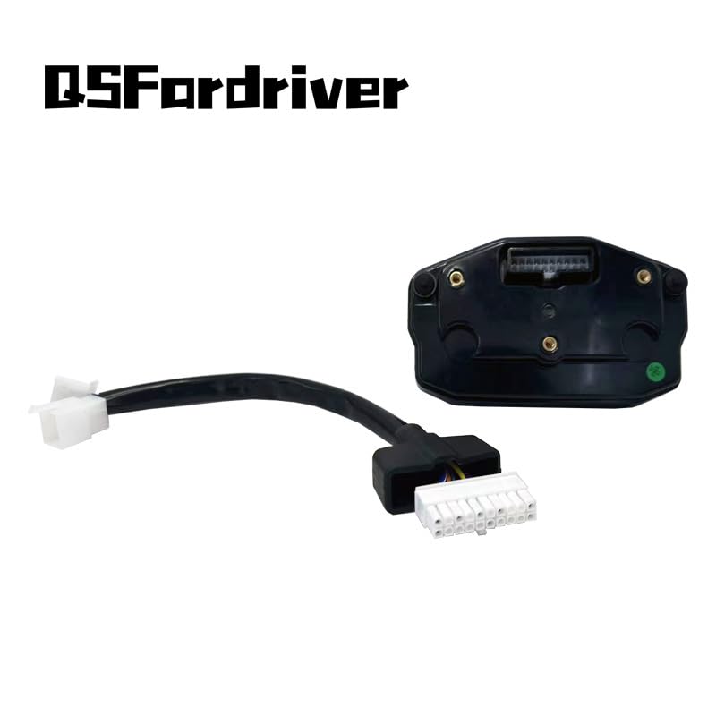 Electric Scooter Moped Adjustable 061-LIN CAN Bus Communication DKD Speedometer 48V-84V LCD Instrument Speed Display for VOTOL Controller and Fardriver Controller