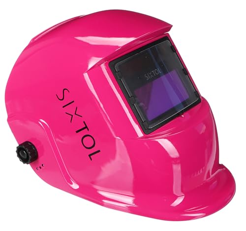 SIXTOL WELDING MASK 4 | Casque de soudage solaire automatique | Masque de soudage | Fonction ponçage | Large ombre 4/9-13 | Casque de soudage pour TIG MIG ARC...