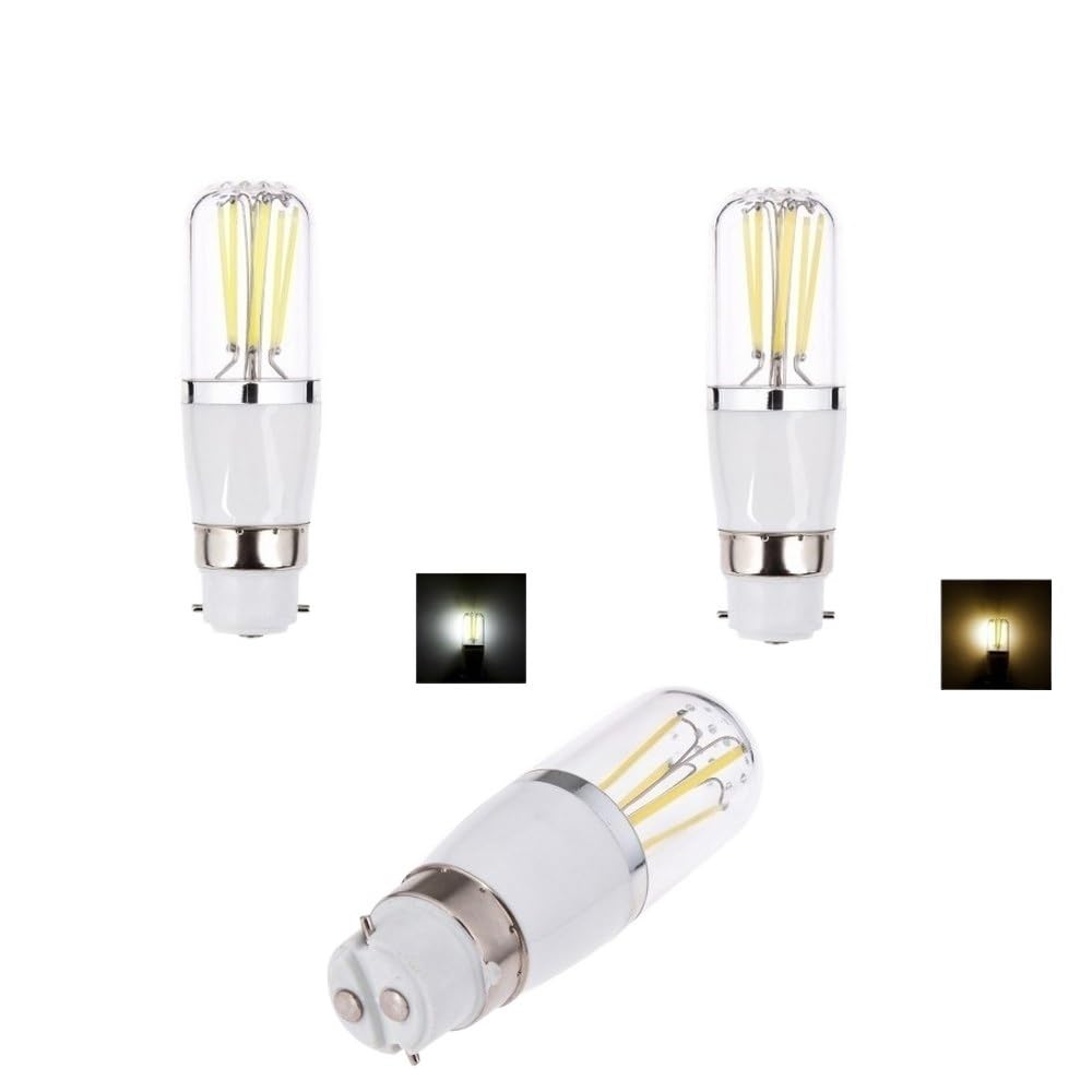Luci, Confezione da 5, Lampadina LED a Forma di Mais AC85-265V E14/E27/B22 3W/4W/6W, Lampada per la casa, lampadine per Uso Domestico