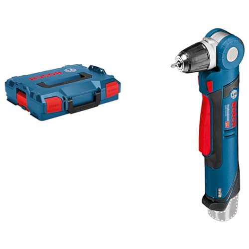 Bosch Professional 12V System Akku Winkelbohrmaschine GWB 12V-10 (inkl. Einlage für Zubehör Einlage L-BOXX ohne Akku/ Ladegerät)