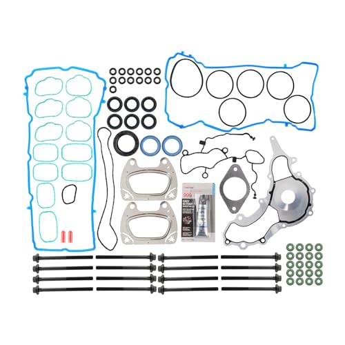 Image of KAX Engine Head Gasket Set Compatible with Jeep Grand Cherokee Wrangler JK, Dodge Grand Caravan Charger Journey Durango Challenger, Chrys-ler 300 200 Town & Country, Ram 1500 Classic 3.6L, HS26541PT