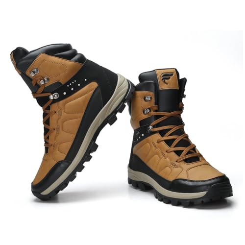 Image of STORM Men's High-Top Comfort Stylish Fashion Hiking Trekking Outdoor Biker Sporty Ankle Boots