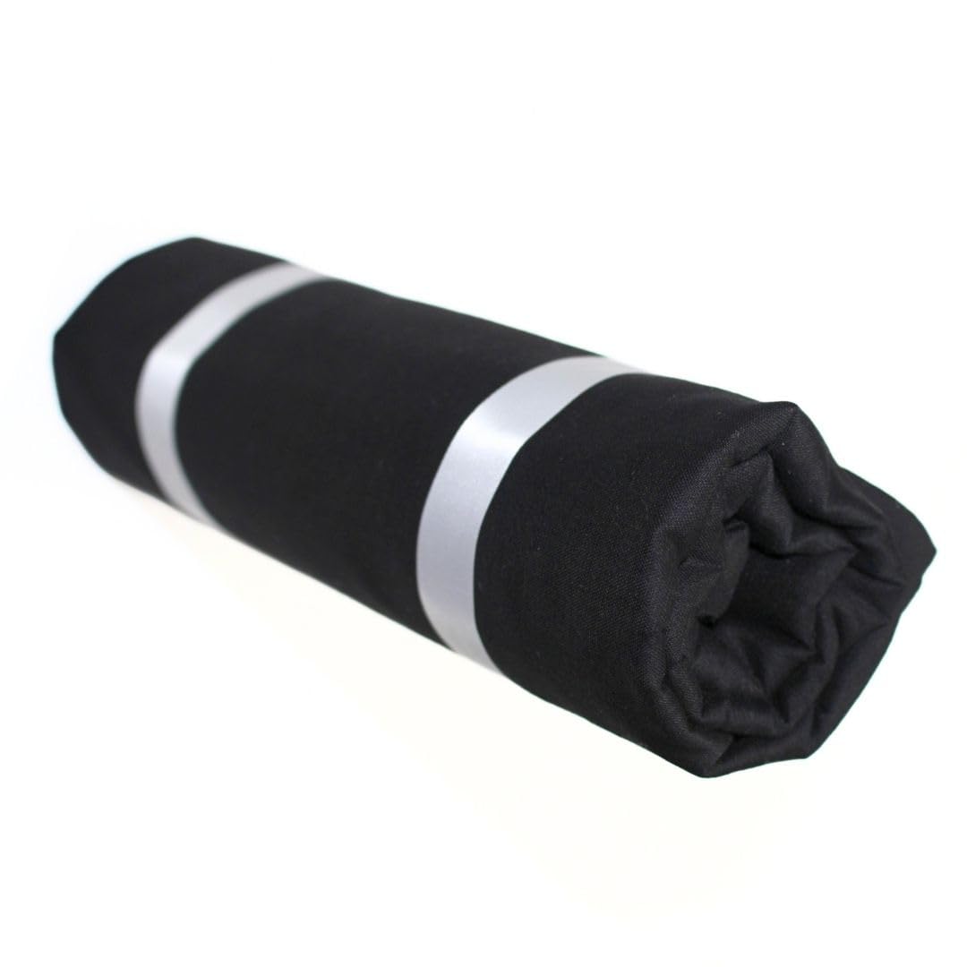 CHARKHI 5 Meter 100% Full Voile Sikh/Punjabi Turban Pagri Dastar for Mens & Boys (Black)-picture-29