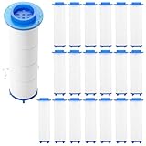 20 Pcs Shower Head Filter Drivese, 2.95" Ion Drops Shower Head Filter Cartridge Replacement, Different Models Shower Head with Handheld Filters PP Cotton Water Filter
