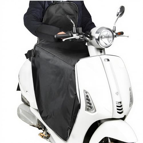 LieIe Cubrepiernas Scooter Moto Universal, Engrosado, Funda Protección Piernas a Prueba de Viento Impermeable Invierno, Funda Protectora Piernas contra Frío/Lluvia, Manta Moto Scooter Motocicletas