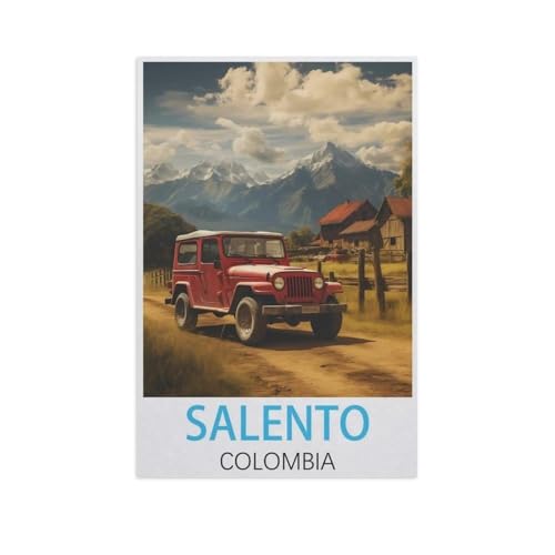 Point de croix diamant Salento Colombie, le kit de loisir créatif 50x60cm à offrir pour la maison