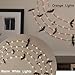 Hairui Lighted Halloween Garland with Bats Battery Operated with Timer, Black Garland with Lights 6FT 80 Orange and Warm White Fairy Lights 10 Functions for Wall Room Porch Halloween Decor