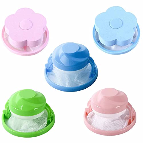 5 Stücke Waschmaschines Haustieres de Mesh Hochwertige Mesh Filterbeutel Waschmaschine Hair Catcher Wäsche Filterbeutel Mesh für Wäsche, Katzenfell, Hundehaar und alle Haustieres Tierhaarentferners Cover