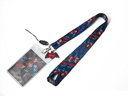 Batman DC Comics Superman Cordon avec Figurine pour clés et pass