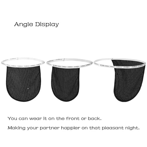 ZONBAILON Men's Thong Underwear Sexy Loincloth Mesh Hole Adjustable Size 5