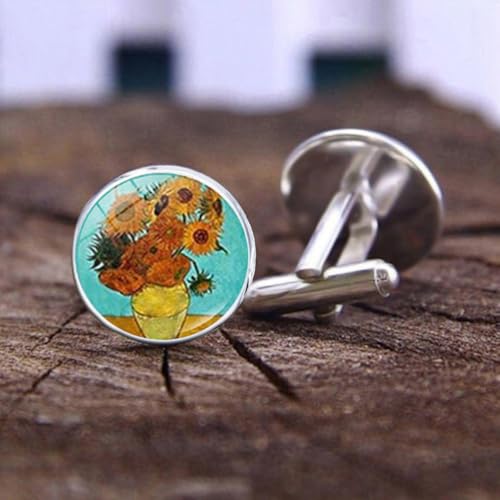 Gemelos para hombre de Van Gogh el regalo cultural ideal para aniversarios y novios 6