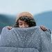 Camping Sleeping Bag: Cold-Proof, 4-Season use, All Ages. for 3-4 Season Camping, Winter Outdoors, Travel. Semi-Rectangular, Single-Person, 86.6 inches × 32.48 inches.