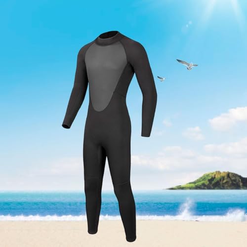 Qialexicon メンズ3mmフルウェットスーツ L