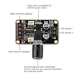 Fasizi Audio Amplifier Board, PAM8406 Digital Power Amplifier Board 5W+5W Immersion Gold Stereo Amp 2.0 Dual Channel Mini Class D DC5V Amplify DIY Circuit Module - Image 6