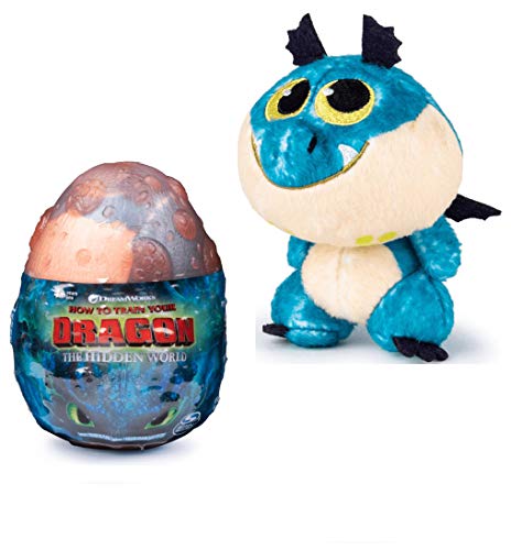 How to Train Your Dragon The Hidden World 3” Gronckle Blue Plush in Egg