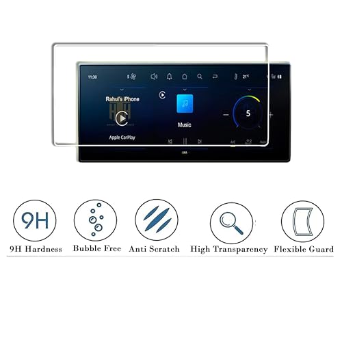 Image of ( 4 PACK ) Screen Protector For TATA PUNCH 2026 FACELIFT / 10 INCH INFOTAINMENT + 4 INCH INSTRUMENT CLUSTER + DIGITAL STEERING + AC PANEL PROTECTOR / Accomplished Car Accessories [Not Tempered Glass]